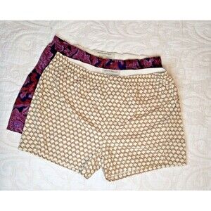 2 Banana Republic 100% Cotton boxer style shorts XL